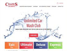 Tablet Screenshot of coatescarcare.com